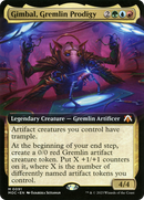 Gimbal, Gremlin Prodigy (MOC-091) - March of the Machine Commander: (Extended Art) Foil