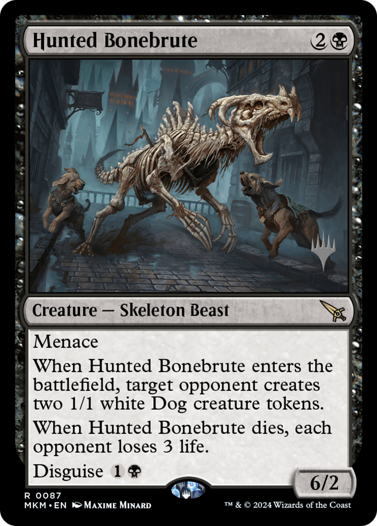 Hunted Bonebrute (PPMKM-087) - Murders at Karlov Manor Promos Foil