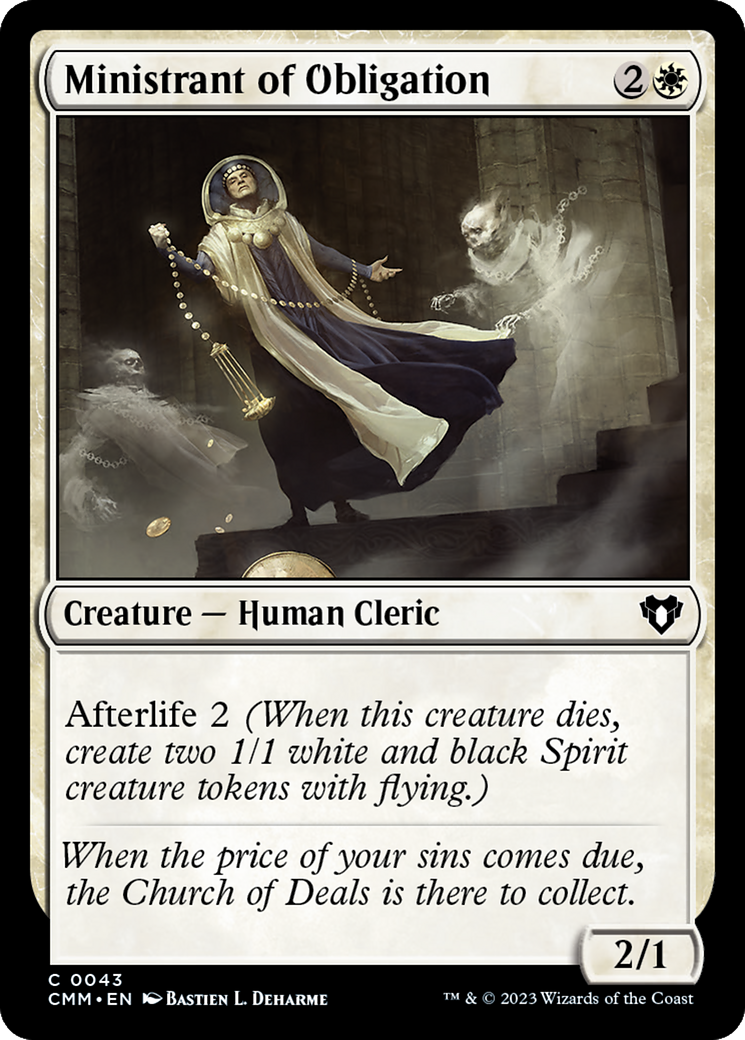 Ministrant of Obligation (CMM-043) - Commander Masters