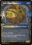 Gold-Forged Thopteryx (MAT-211) - March of the Machine: The Aftermath: (Showcase) Foil