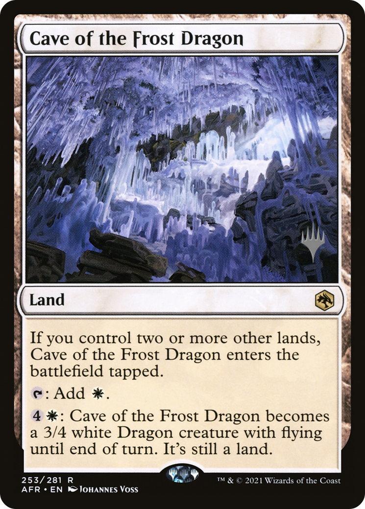 Cave of the Frost Dragon (PPAFR-253P) - Adventures in the Forgotten Realms Promos