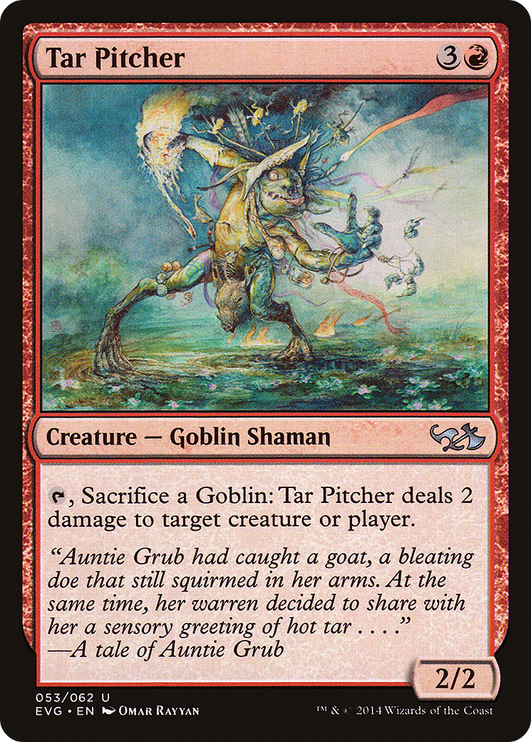 Tar Pitcher (DD3-053) - Duel Decks Anthology: Elves vs. Goblins