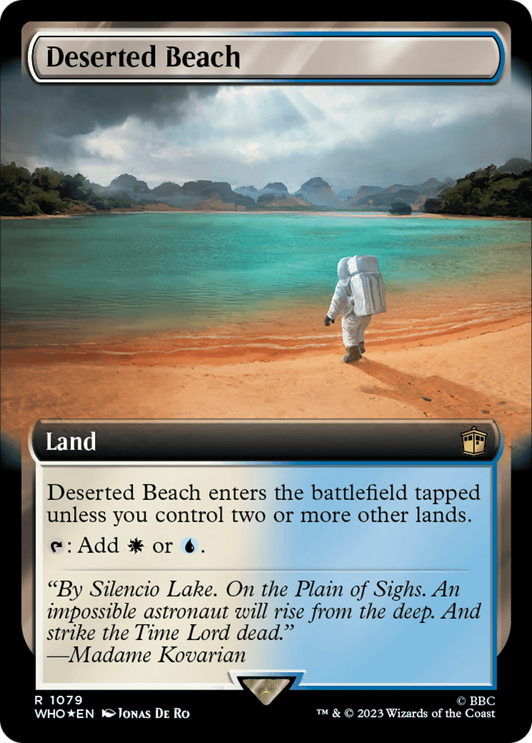Deserted Beach (WHO-1079) - Doctor Who: (Extended Art) Foil