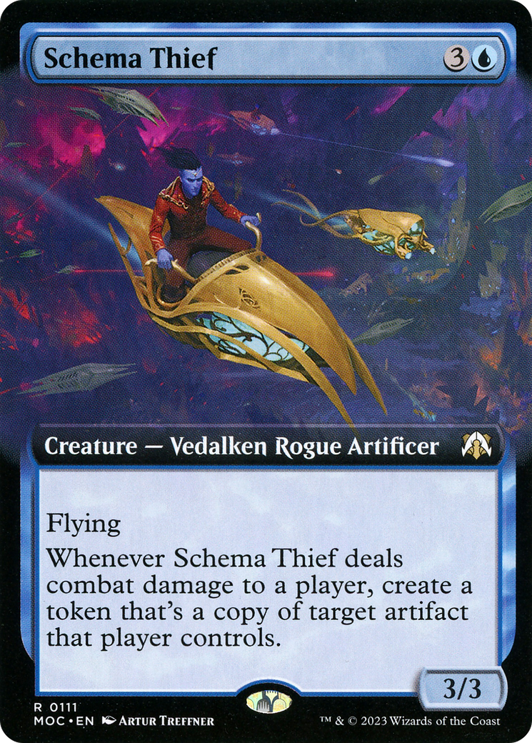Schema Thief (MOC-111) - March of the Machine Commander: (Extended Art)
