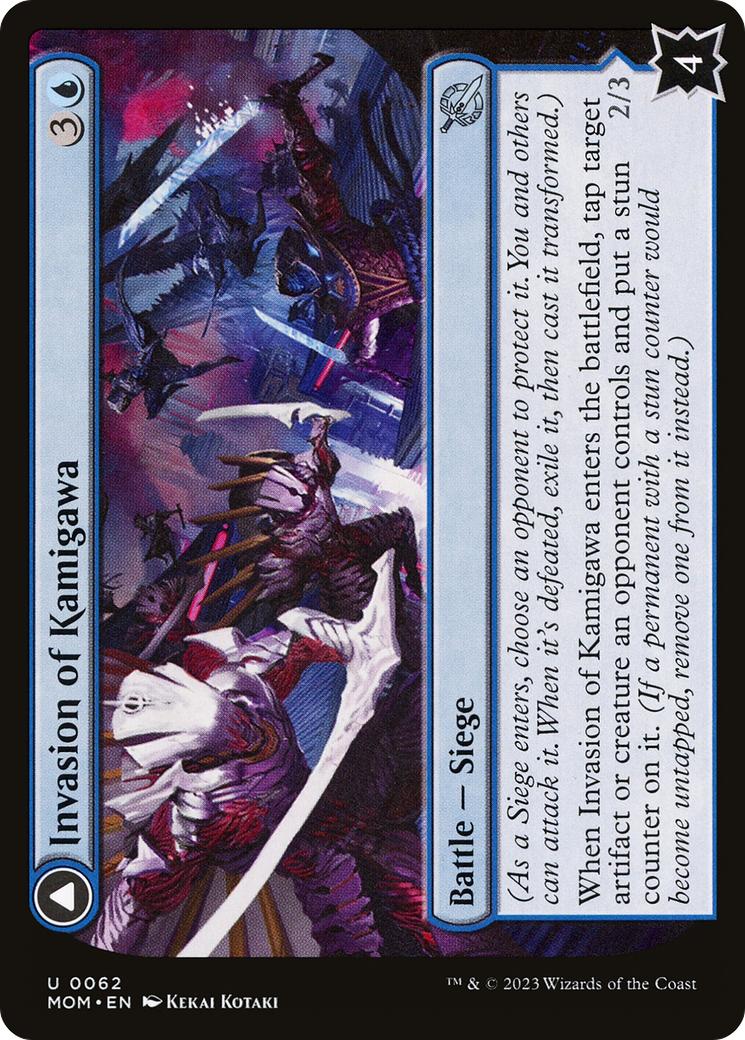 Invasion of Kamigawa // Rooftop Saboteurs (MOM-062) - March of the Machine Foil