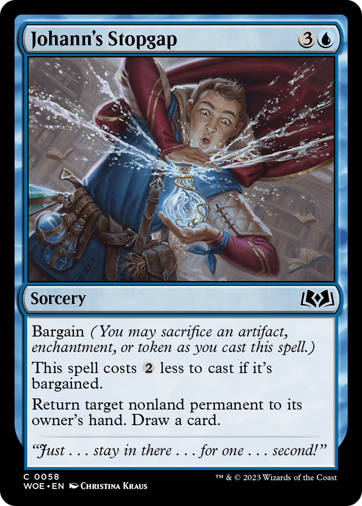 Johann's Stopgap (WOE-058) - Wilds of Eldraine Foil