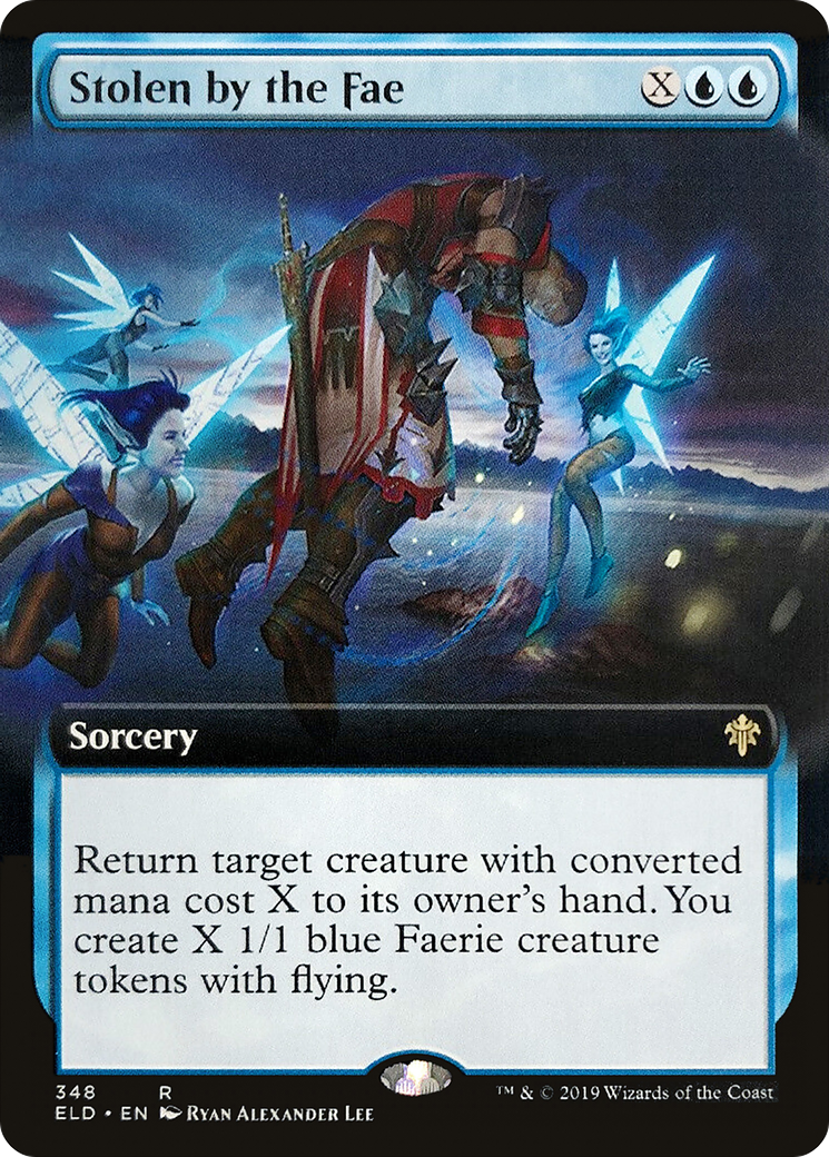 Stolen by the Fae (ELD-348) - Throne of Eldraine: (Extended Art) Foil