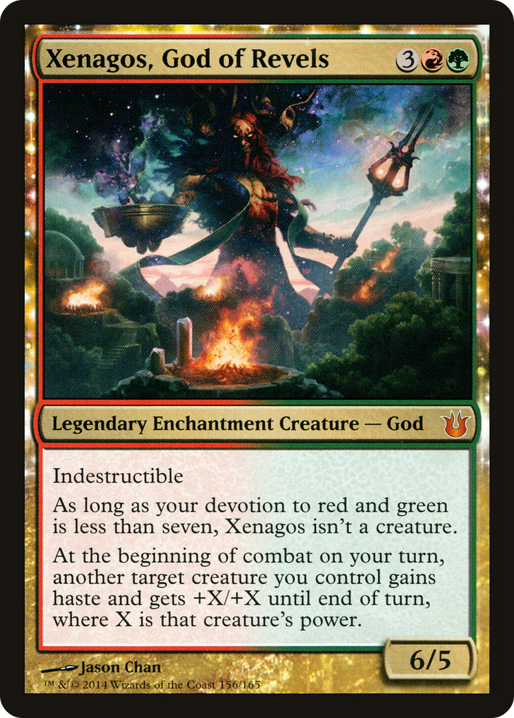 Xenagos, God of Revels (BNG-156) - Born of the Gods: (enchantment)