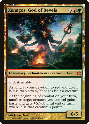 Xenagos, God of Revels (BNG-156) - Born of the Gods: (enchantment)