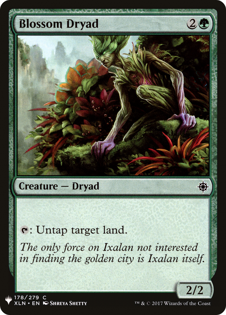 Blossom Dryad (LIST-XLN-178) - The List