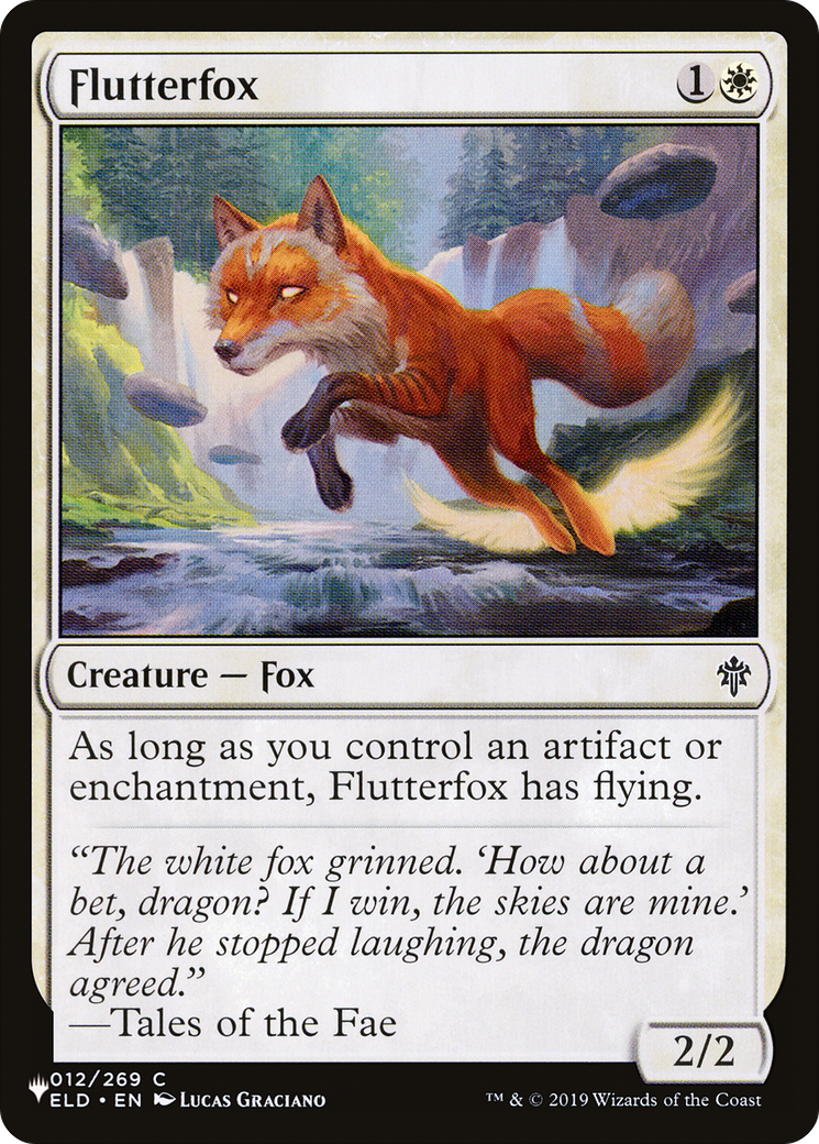 Flutterfox (LIST-ELD-12) - The List