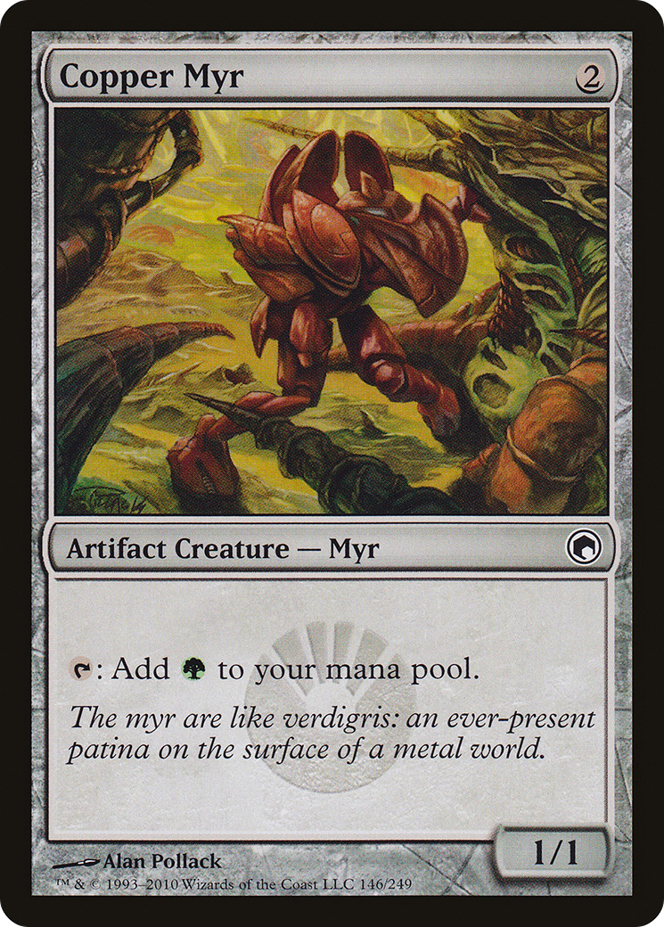 Copper Myr (SOM-146) - Scars of Mirrodin