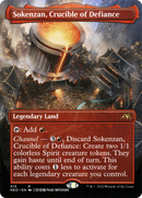 Sokenzan, Crucible of Defiance (NEO-415) - Kamigawa: Neon Dynasty (Borderless) Foil