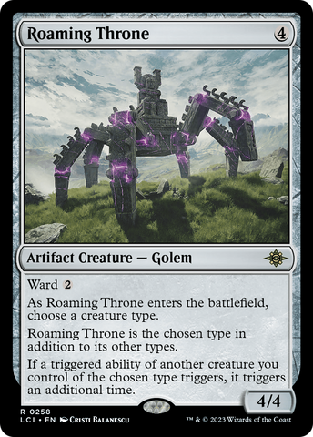 Roaming Throne (LCI-258) - The Lost Caverns of Ixalan Foil