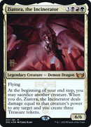 Ziatora, the Incinerator (PRE-231S) - Streets of New Capenna Promos Foil