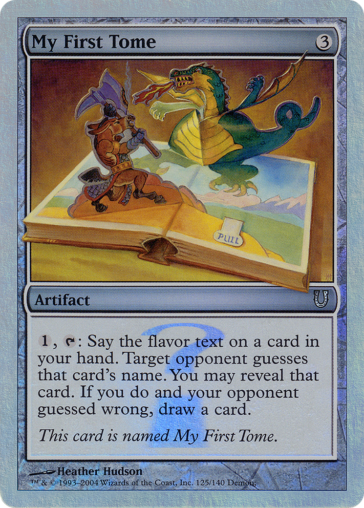 My First Tome (UNH-125) - Unhinged Foil