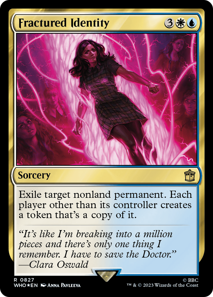 Fractured Identity (WHO-827) - Doctor Who Foil
