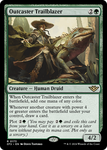Outcaster Trailblazer (OTJ-173) - Outlaws of Thunder Junction Foil