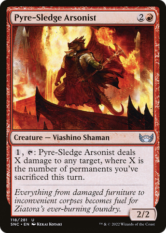 Pyre-Sledge Arsonist (SNC-118) - Streets of New Capenna