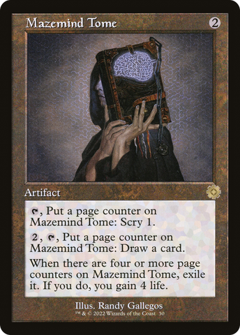 Mazemind Tome (BRR-030) - The Brothers' War Retro Artifacts