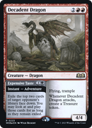 Decadent Dragon // Expensive Taste (PRE-223) - Wilds of Eldraine Promos Foil