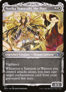 Norika Yamazaki, the Poet (NEO-311) - Kamigawa: Neon Dynasty: (Showcase) Foil