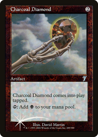 Charcoal Diamond (7ED-289★) - Seventh Edition Foil