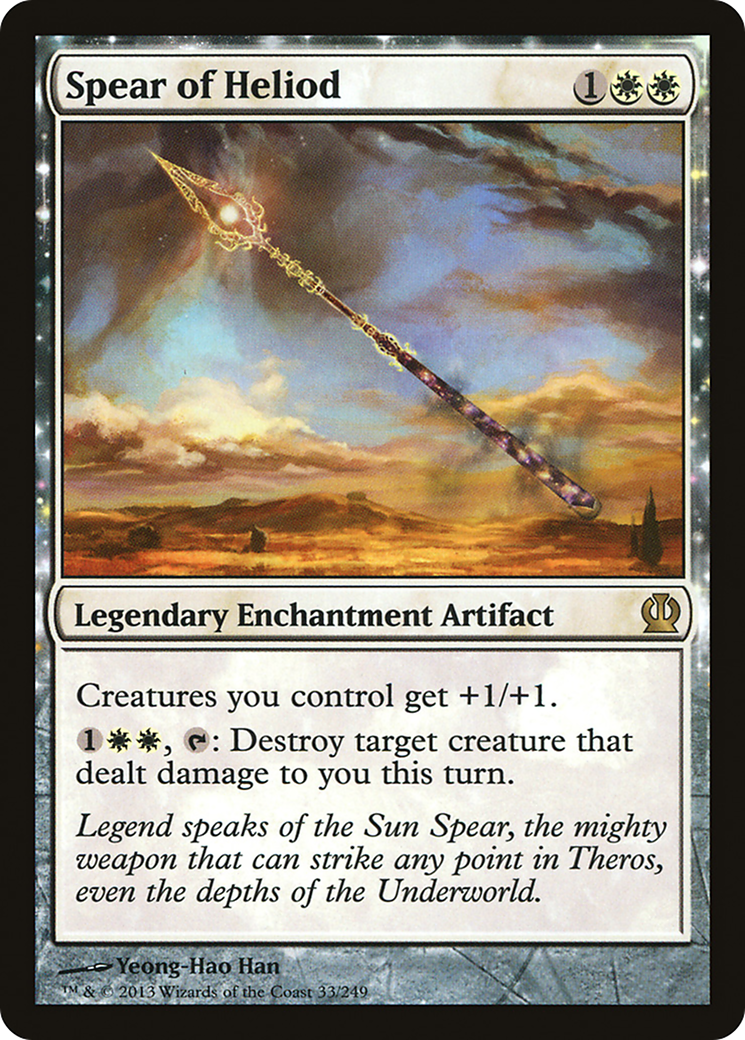 Spear of Heliod (THS-033) - Theros: (enchantment)