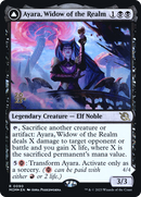 Ayara, Widow of the Realm // Ayara, Furnace Queen (PRE-90S) - March of the Machine Promos Foil