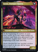 Ayara, Widow of the Realm // Ayara, Furnace Queen (PRE-90S) - March of the Machine Promos Foil