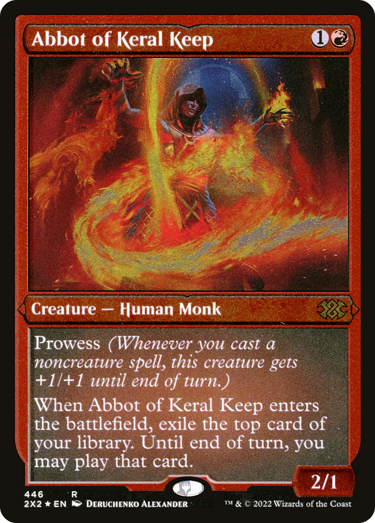 Abbot of Keral Keep (Foil Etched) (2X2-446) - Double Masters 2022 Foil