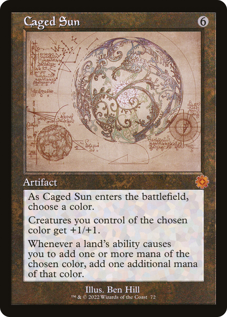 Caged Sun (BRR-072) - The Brothers' War Retro Artifacts