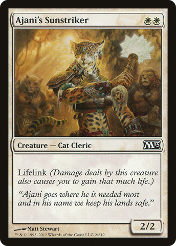 Ajani's Sunstriker (M13-002) - Magic 2013