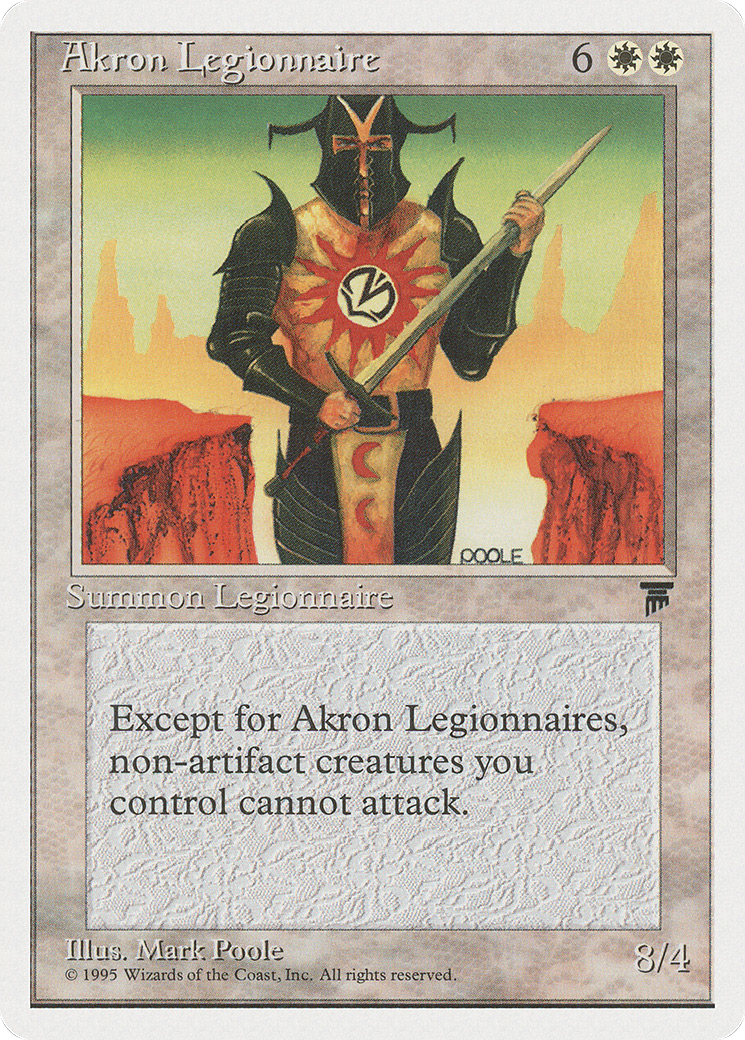 Akron Legionnaire (CHR-) - Chronicles