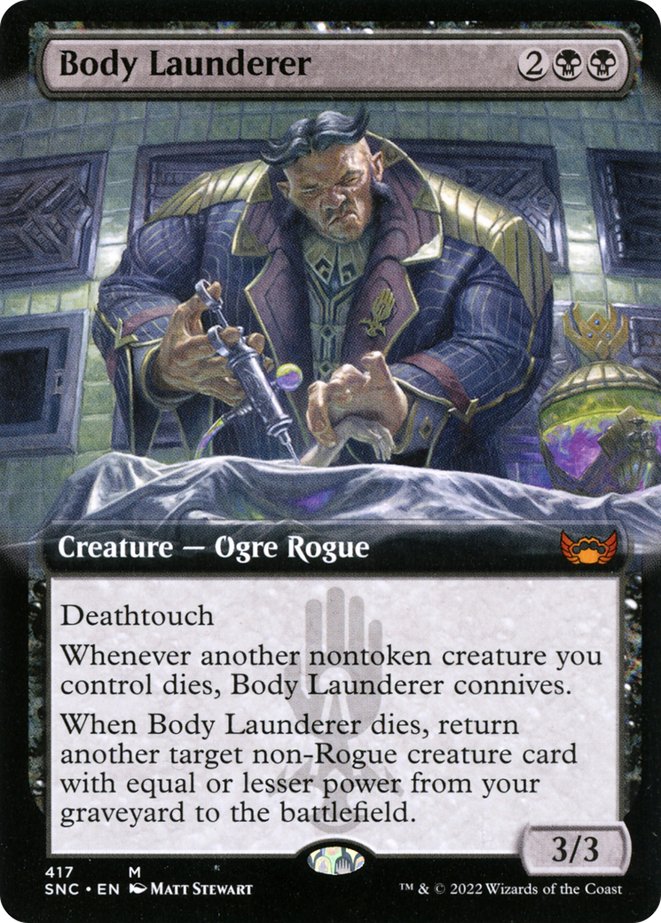 Body Launderer (SNC-417) - Streets of New Capenna: (Extended Art) Foil