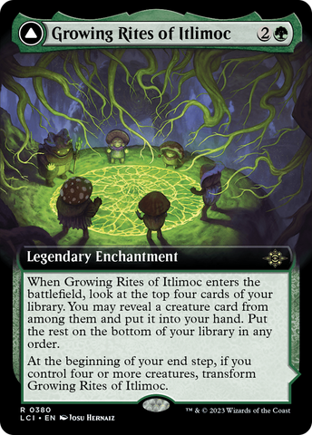Growing Rites of Itlimoc // Itlimoc, Cradle of the Sun (LCI-380) - The Lost Caverns of Ixalan: (Extended Art)