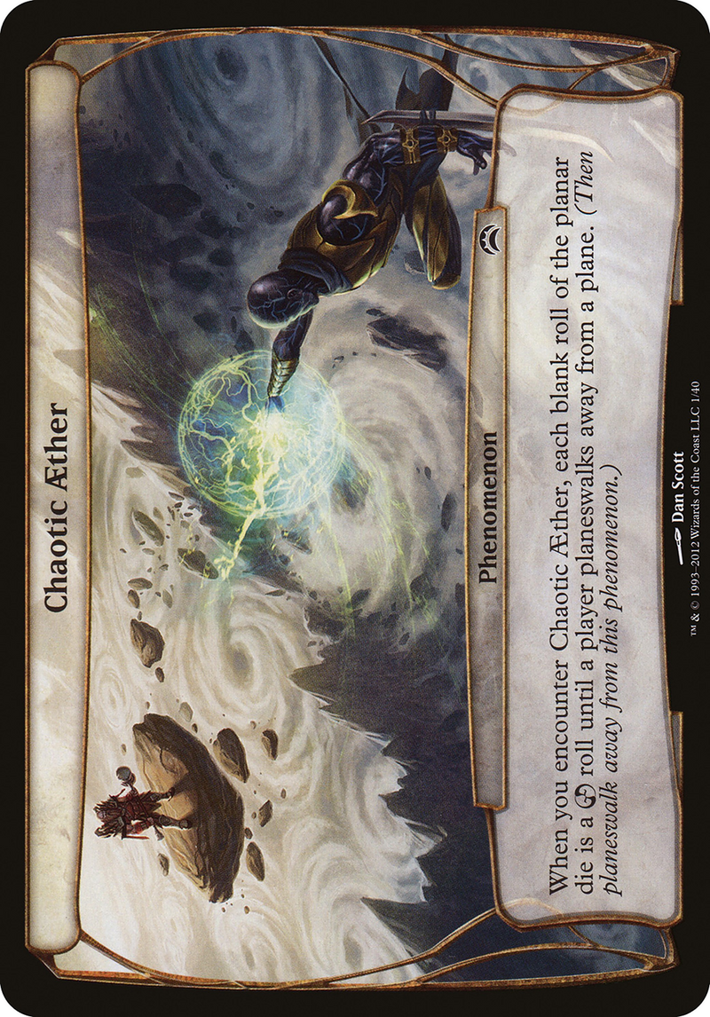 Chaotic Aether (OVER-001) - Planechase 2012 Planes Foil
