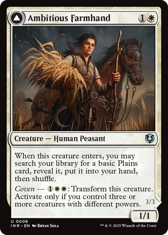 Ambitious Farmhand (INR-008) - Innistrad Remastered Foil