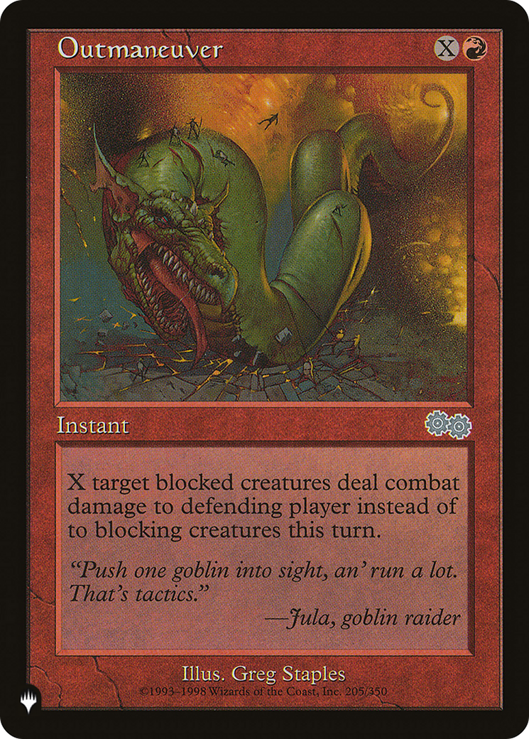 Outmaneuver (LIST-205/350) - The List