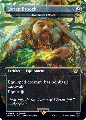 Trailblazer's Boots (BABP-398) - The Lord of the Rings: Tales of Middle-earth / Lórien Brooch (Borderless) Foil