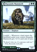 Kazandu Mammoth // Kazandu Valley (PRE-189) - Zendikar Rising Promos Foil