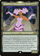Solaflora, Intergalactic Icon (UNF-497) - Unfinity: (Showcase) Foil