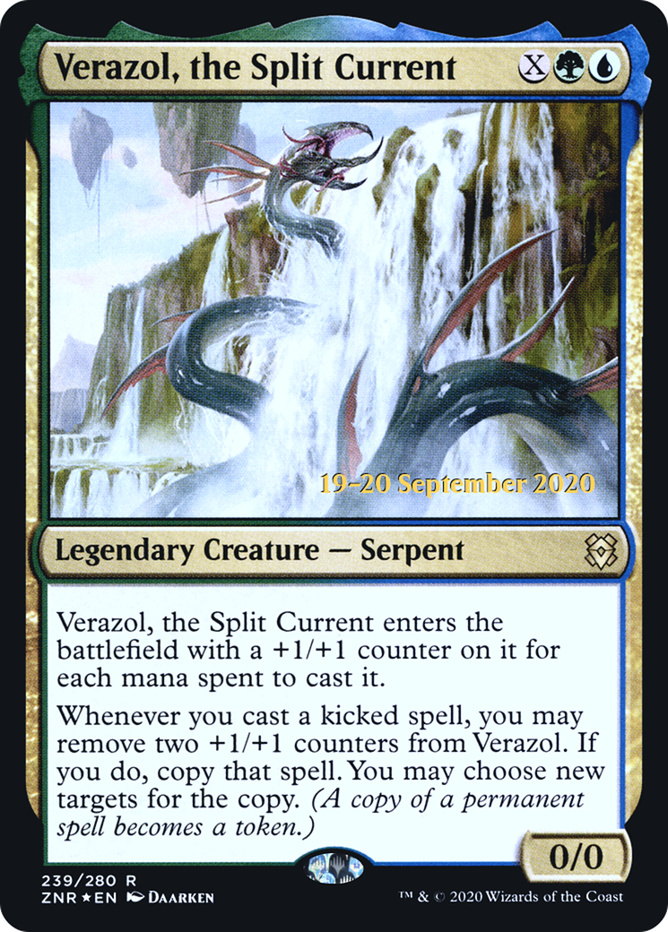 Verazol, the Split Current (PRE-239S) - Zendikar Rising Promos Foil
