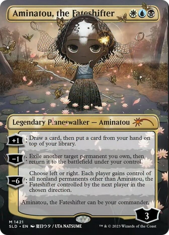 Aminatou, the Fateshifter (SLD-1421) - Secret Lair Drop (Borderless) Foil