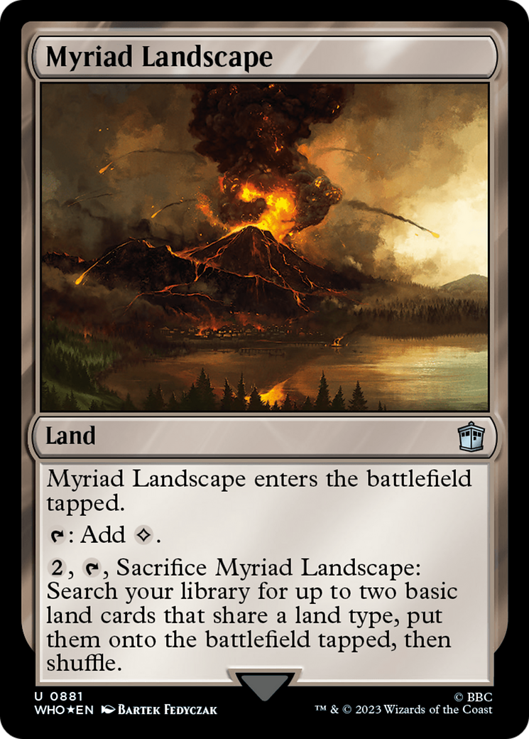 Myriad Landscape (WHO-881) - Doctor Who Foil