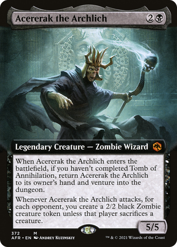 Acererak the Archlich (AFR-372) - Adventures in the Forgotten Realms: (Extended Art) Foil
