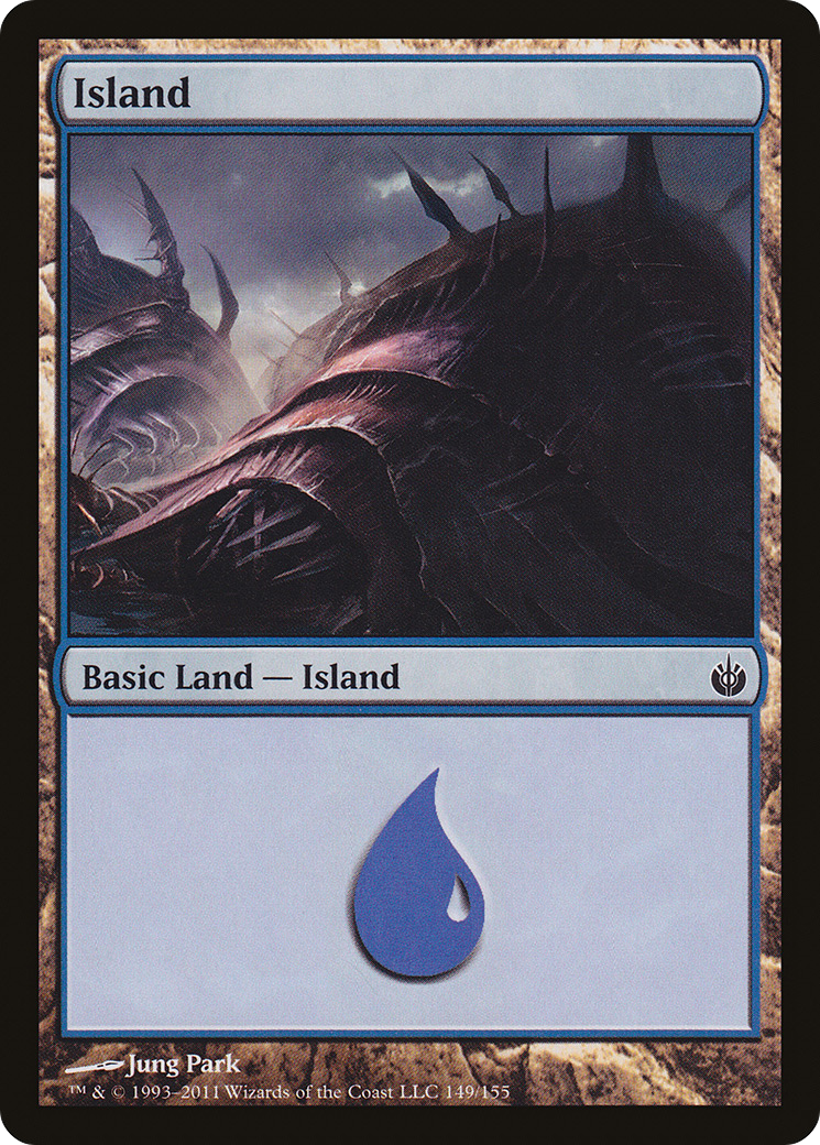 Island (MBS-149) - Mirrodin Besieged Foil
