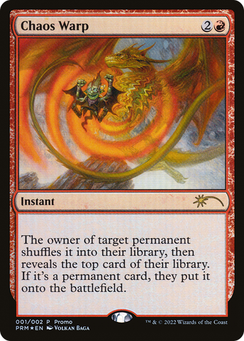 Chaos Warp (WPN-007) - Wizards Play Network 2024 Foil