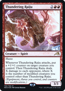 Thundering Raiju (PRE-166S) - Kamigawa: Neon Dynasty Promos Foil