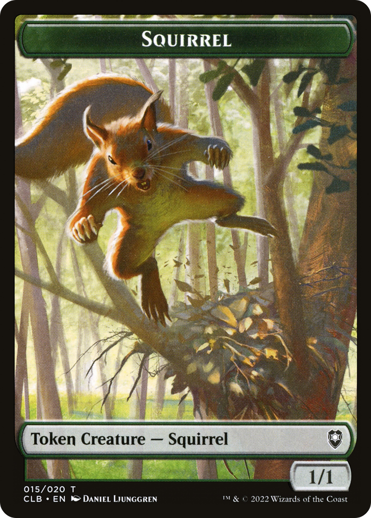 Squirrel (CLB-015) - Battle for Baldur's Gate Tokens